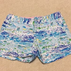 Lilly Pulitzer shorts.
